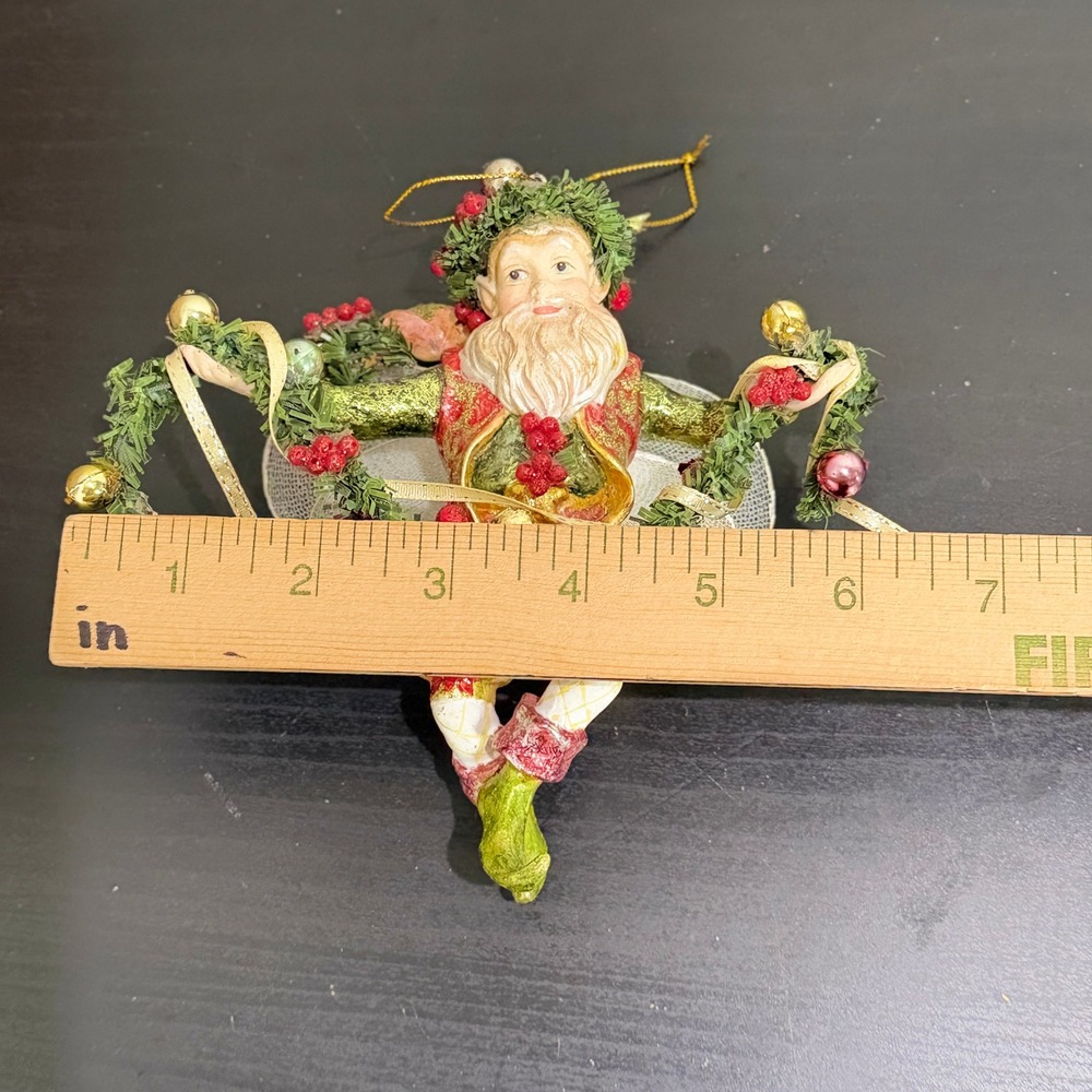 Mark Roberts Deck the Halls Fairy Christmas Ornament Collectible Figurine 6in - Picture 9 of 10